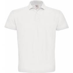 B&CO ID 001 Piqué Polo Shirt - White