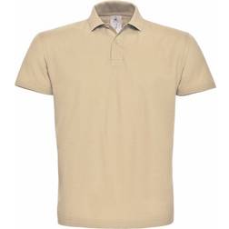B&C Collection ID 001 Piqué Polo Shirt - Sand