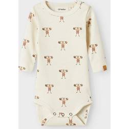 Lil'Atelier Body Lavo Enk LS Slim - Turtledove/Strong Man
