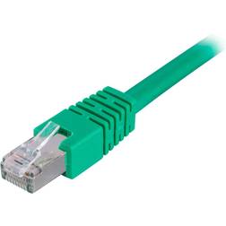 Deltaco Cat6 F/UTP LSZH RJ45 - RJ45 Green 0.7m