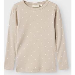 Lil'Atelier Heart Gago Slim Blus - Gray