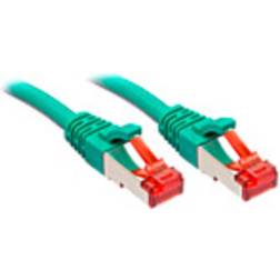 Lindy 27AWG Cat6 S/FTP PVC RJ45 - RJ45 M-M Green 3m