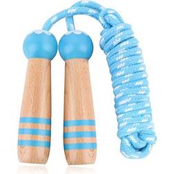 Kids Wooden Cotton Skipping Rope 2.7m