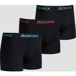 Montirex 3 Pack Trail Boxer - Black/Green/Red