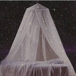 Furtalk Bed Canopy With Fluorescent Stars
