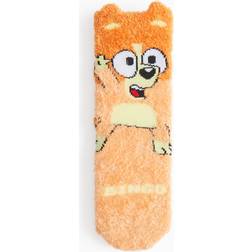 Bluey Bingo Print Orange Cosy Socks