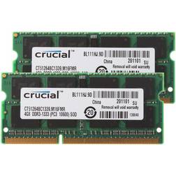 Crucial Pc3-10600s DDR3 1333MHz SODIMM Memory RAM
