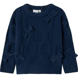 Name It Nmfolivia Ls Knit Unisex - Navy Blazer