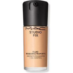 MAC Studio Fix Fluid 24HR Matte Foundation + Oil Control SPF15 NC17