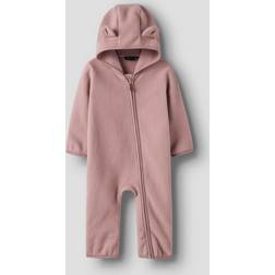 Name It Fleecedragt Meeko Woodrose Suit - Rosa