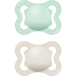 Mam Air Napp Silicone 0-6 mån 2-pack Blå