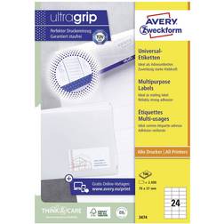 AVERY Zweckform Multipurpose General Use Labels 7x3.7cm