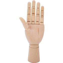 Wood Mannequin Hand Flexible Joints Fingers