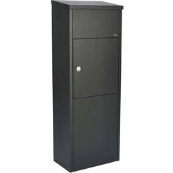 Allux 600 Parcel Box Ruko Lock - Black