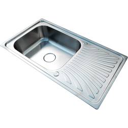 B&Q Rumo Stainless Steel Kitchen Sink 1.0