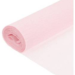 Uxcell 7.9ft 20 Inch Wide Light Pink Crepe Paper Roll