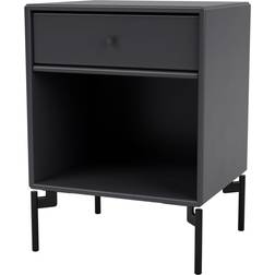 Montana Furniture Dream with Legs Anthracite/Black Bedside Table 30x35.4cm
