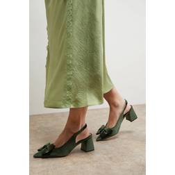 Oasis Olive Court Occasion Heels Shoes