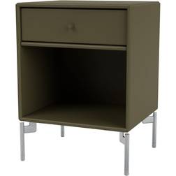 Montana Furniture Dream with Legs Oregano/Chrome Bedside Table 30x35.4cm