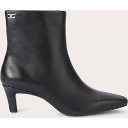 Carvela Heel Moda Ankle Leather Ankle Boots - Black
