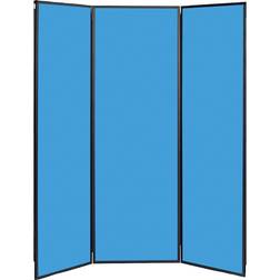 Light Free-Standing Bulletin Board 180cm H x 180cm W Cyan