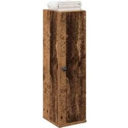 Berkfield Home Bathroom Cabinet with Roll Holder 20.5x22x72 cm