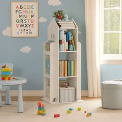 Neo White House Shaped 360° Freestanding Bookshelf