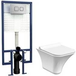 Balterley Summit Rimless Wall Hung Toilet Pan 355mm