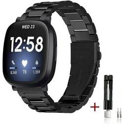 Shein Fashion Stainless Steel Metal Bands For Versa 4