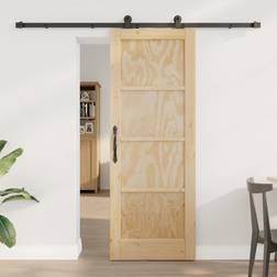 vidaXL Glidende Dør Med Hardware Sæt Orkdal 73.5 198.5 cm Skydedør (x)