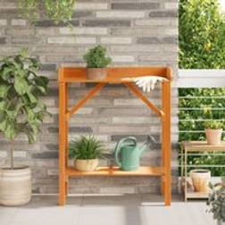 Berkfield Home Garden Potting Table Acacia 75x40x90 cm Solid Wood Pine