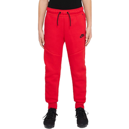 Nike Big Kid's Sportswear Tech Fleece - University Red/Black/Black (HV5869-657)