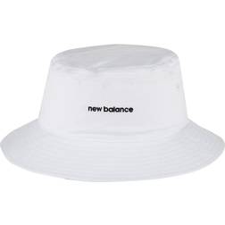 New Balance Logo Bucket Hat - White