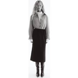 H&M Ladies Midi Skirt - Black