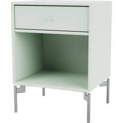 Montana Furniture Dream with Legs Mist/Matt Chrome Bedside Table 30x35.4cm