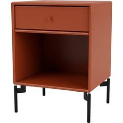 Montana Furniture Dream with Legs Hokkaido/Black Bedside Table 30x35.4cm