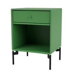 Montana Furniture Dream with Legs Parsley/Black Bedside Table 30x35.4cm