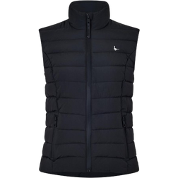 Jack Wills Lightweight Puffer Gilet Womens - Black