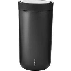 Stelton To Go Click Black Metallic Travel Mug 20cl