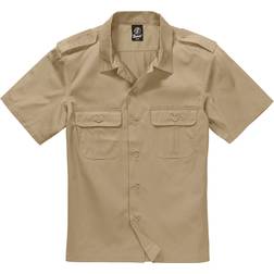 Brandit 1/2 Sleeve US Shirt - Beige