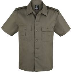 Brandit 1/2 Sleeve US Shirt - Olive