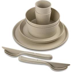 Koziol Connect Helsinki Nature Desert Sand Dinner Set 10pcs