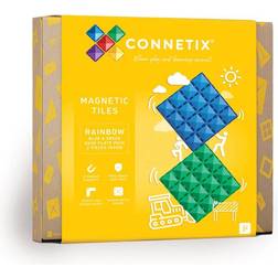 CONNETIX Rainbow Base Plate Pack 2 Pieces