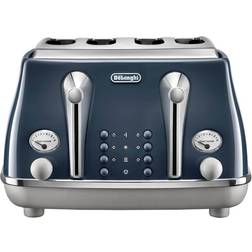 De'Longhi Icona Capitals 4 Slice London Blue
