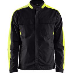Blåkläder 4444-183 Industry Jacket Stretch - Black/Hi-Vis Yellow