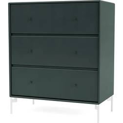 Montana Furniture Carry with Leg Black Jade/Brass Chest of Drawer 69.6x82.2cm