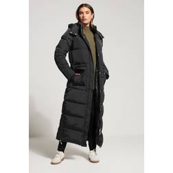 LTS Tall Padded Longline Coat - Black