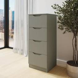 Fwstyle Luno Green 4 Modern One Size Chest of Drawer