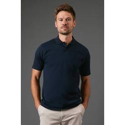 Burton Navy Jersey Polo Shirt - Navy