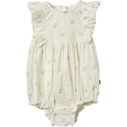 Wheat Emmaline Romper - Blue Flowers